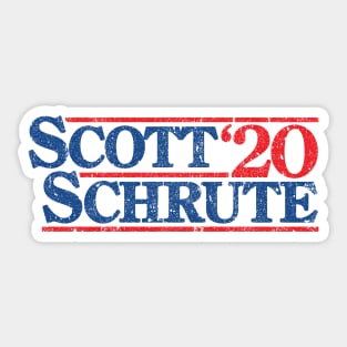 Michael Scott - Dwight Schrute 2020 Sticker